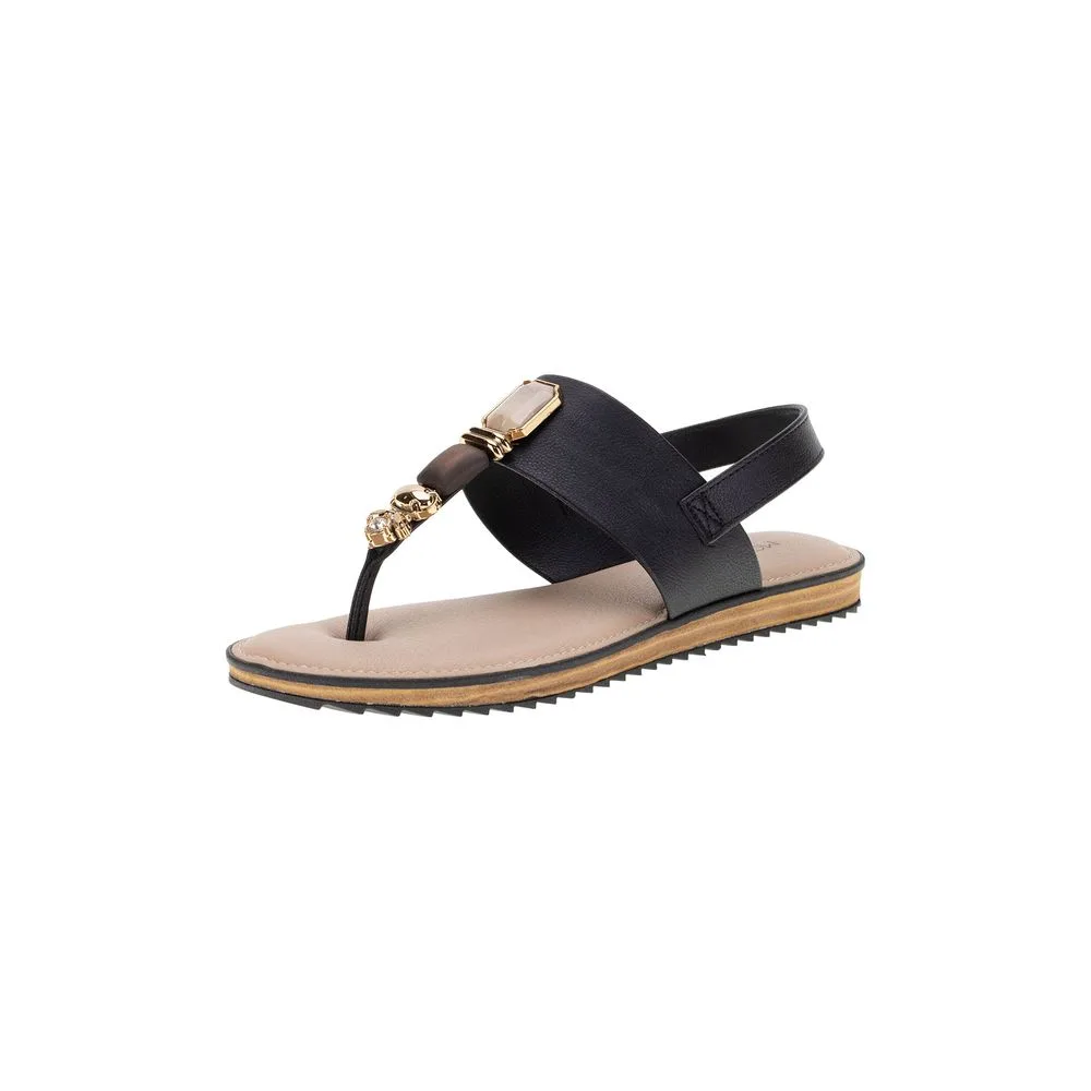 Sandália Feminina Flat Modare - 7141120 PRETO 34