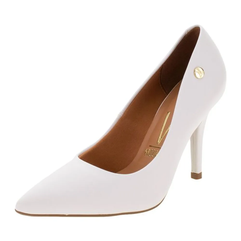 Scarpin Feminino Salto Alto Vizzano - 11841101 BRANCO 37