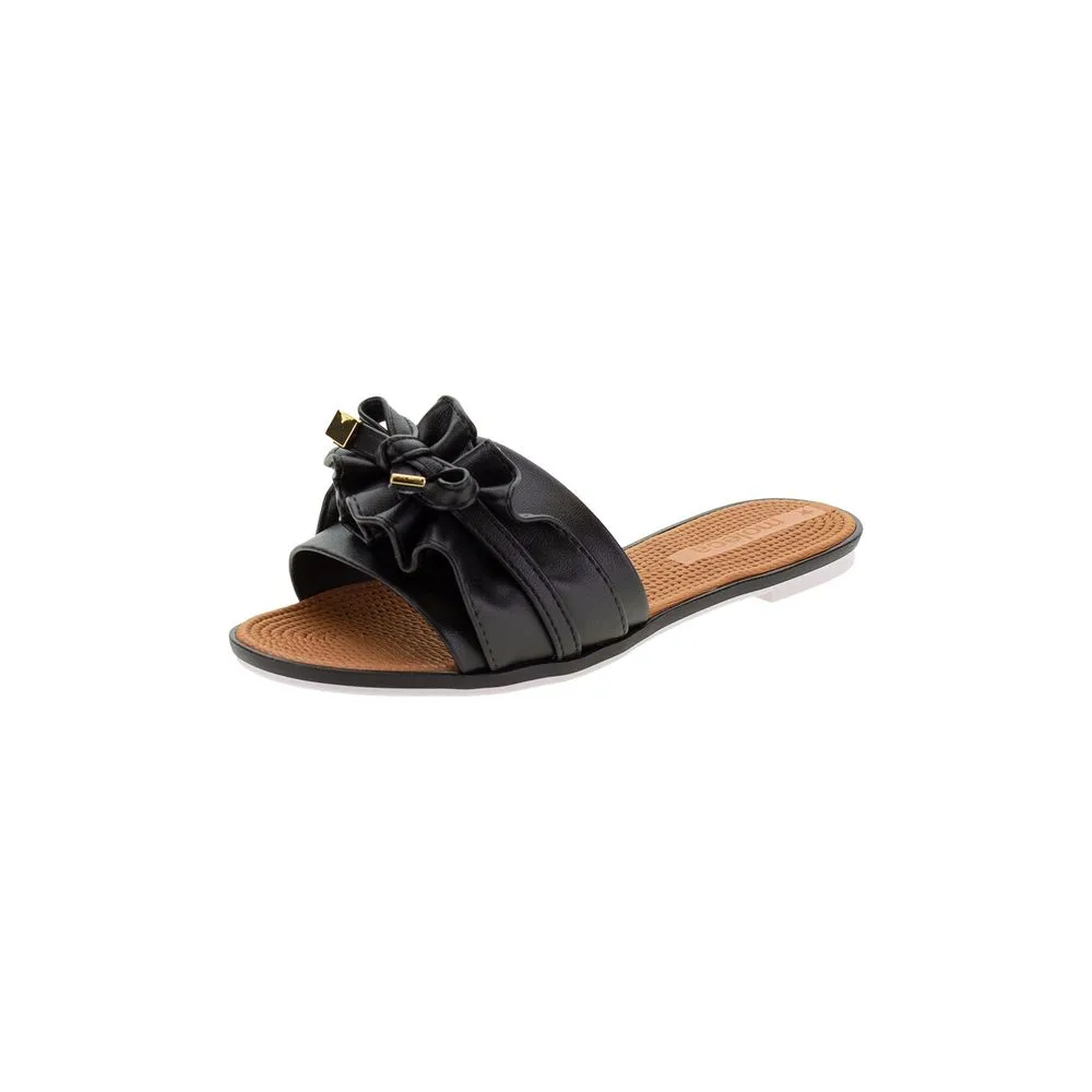 Sandália Feminina Rasteira Moleca - 5297446 PRETO 34