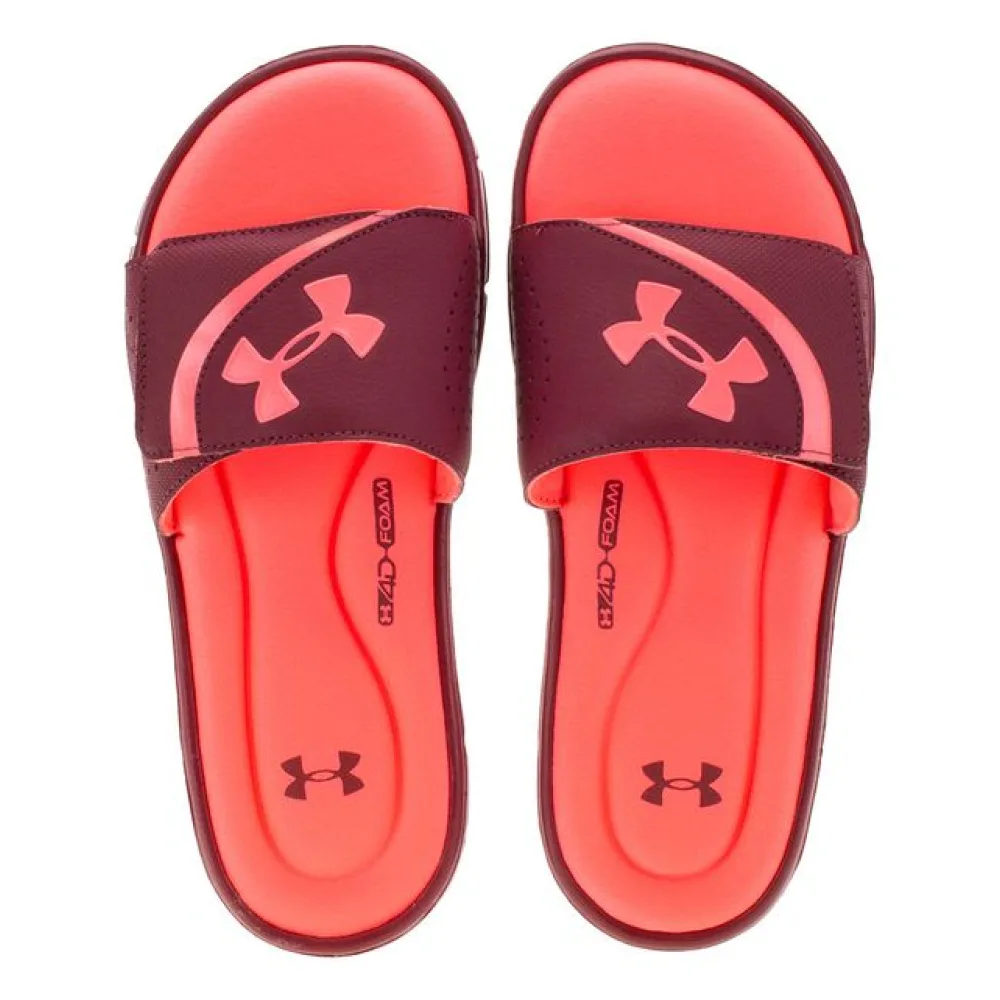 Chinelo Feminino Slide Ignite VI Under Armour - 3025902 ROXO 33/34