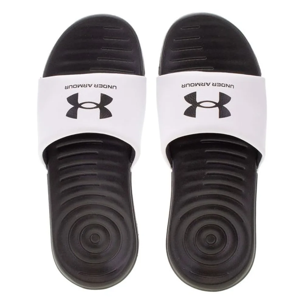Chinelo Masculino Slide Ansa Fix Under Armour - 3025904 BRANCO/PRETO 37/38