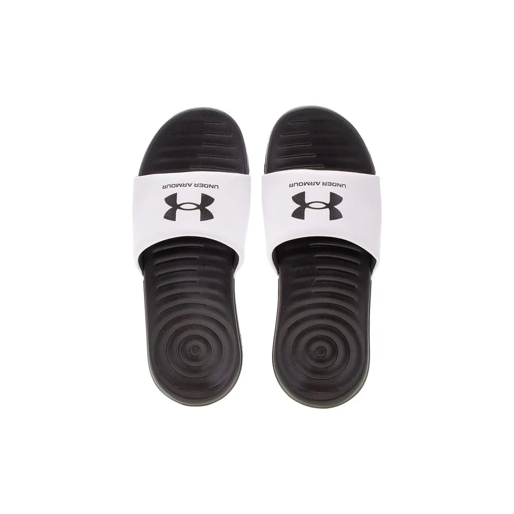 Chinelo Masculino Slide Ansa Fix Under Armour - 3025904 BRANCO/PRETO 37/38