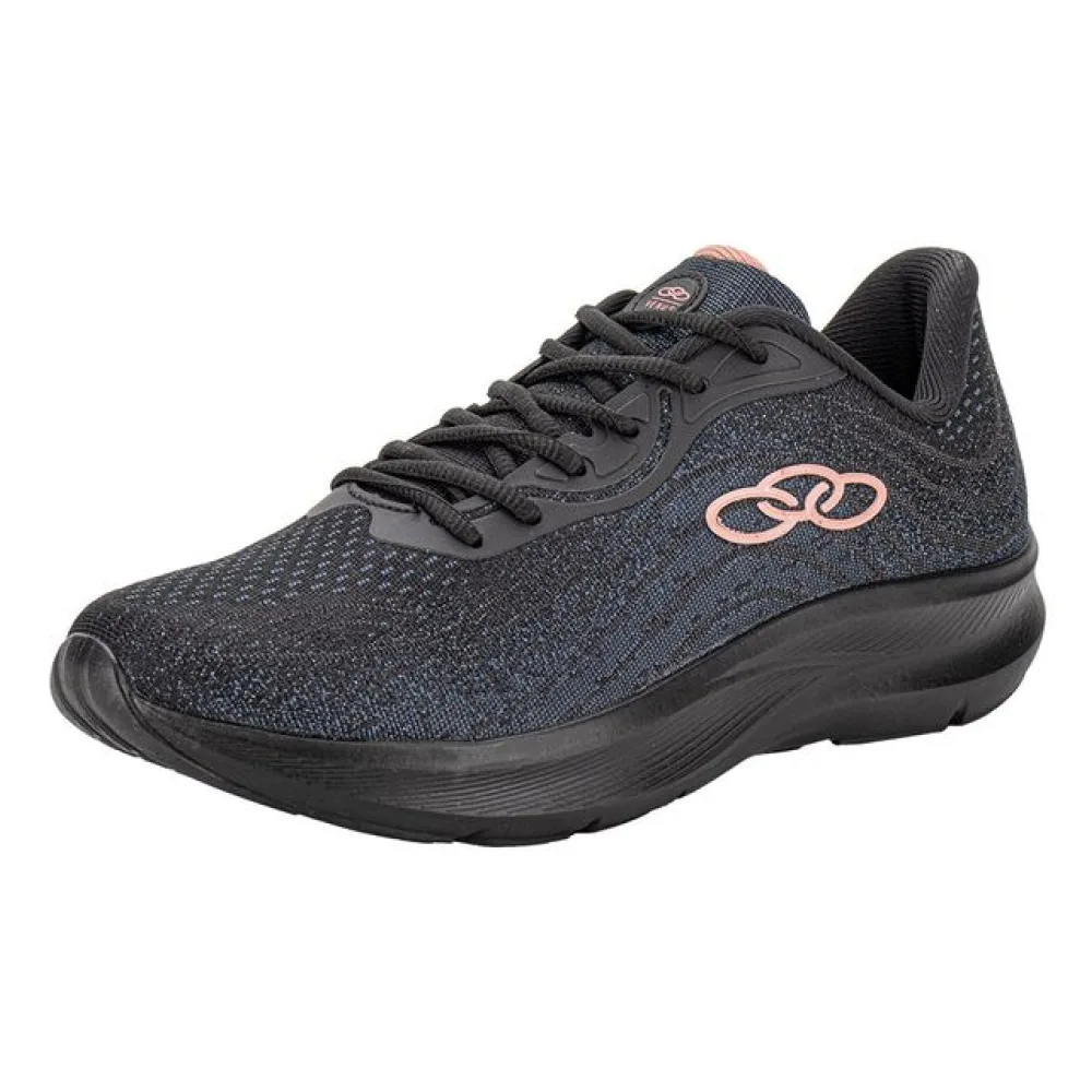 Tênis Feminino Venus 3 Olympikus 43547338 PRETO/ROSA 34