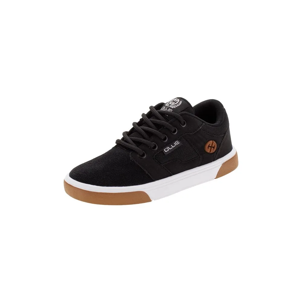 Tênis Infantil Masculino Plazza Ollie - 400 PRETO 28
