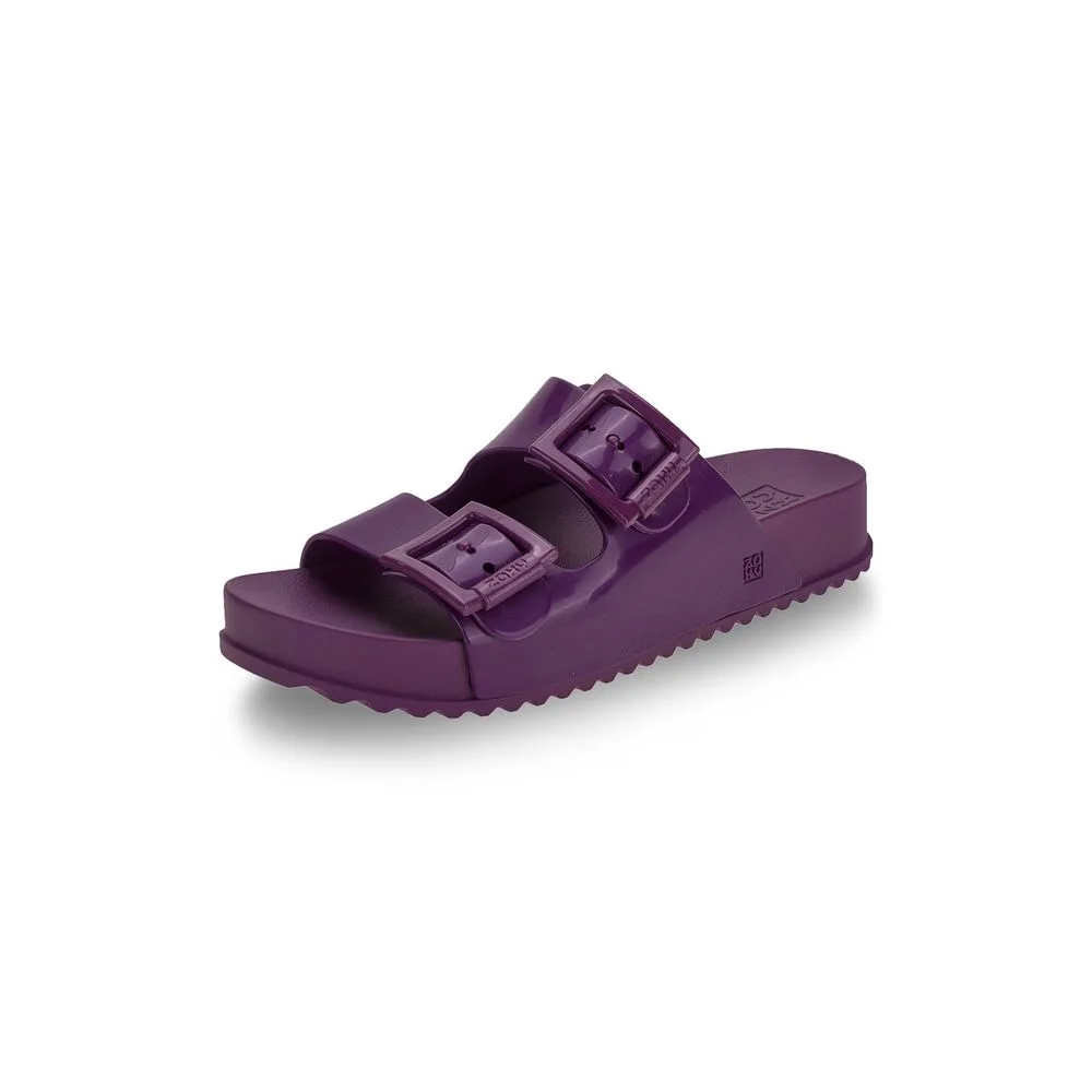 Sandália Feminina Conforto Partner III Zaxy - 18063 ROXO 33/34