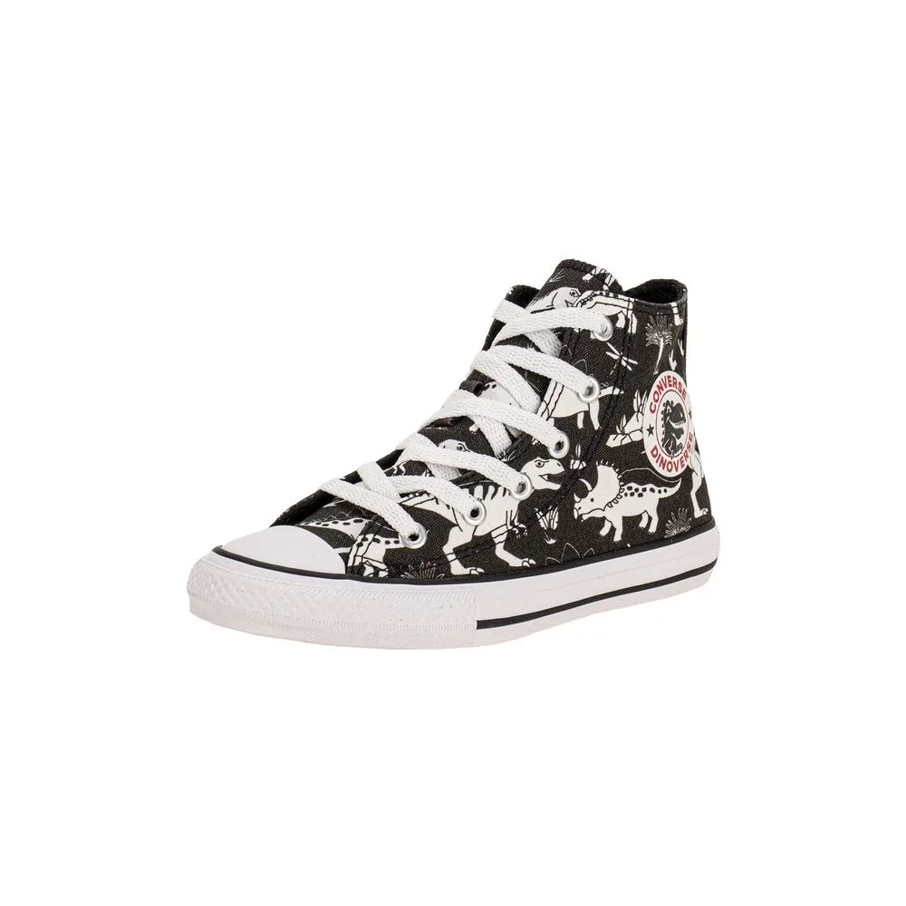 Tênis Infantil Chuck Taylor All Star Dino Converse CK1322 PRETO/BRANCO 28