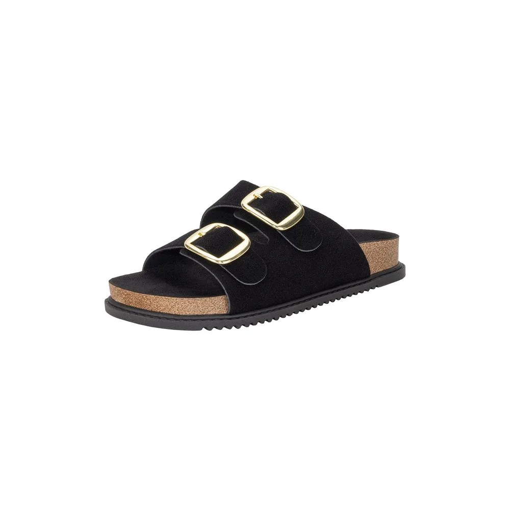 Sandália Feminina Conforto Beira Rio 8523108 PRETO/CAMURÇA 34