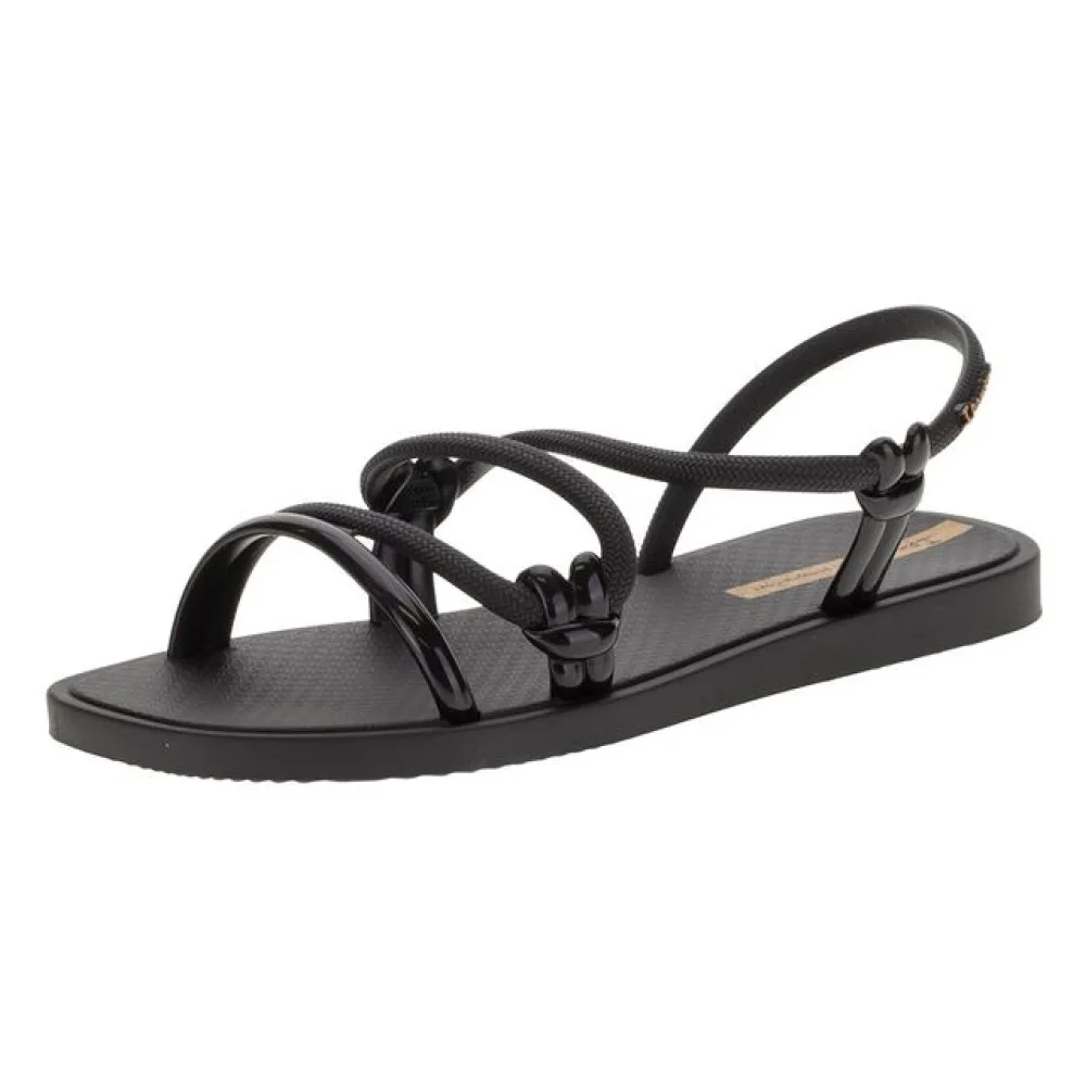 Sandália Feminino Rasteira Solar Ipanema - 26983 PRETO 35