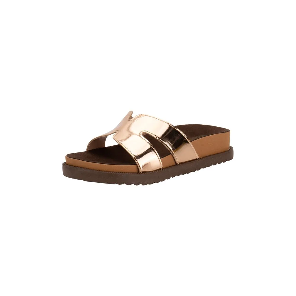 Tamanco Infantil Feminino NilQi 2103 BRONZE 30