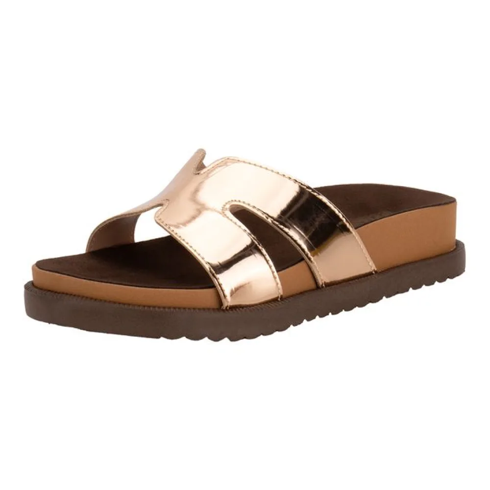 Tamanco Infantil Feminino NilQi 2103 BRONZE 30