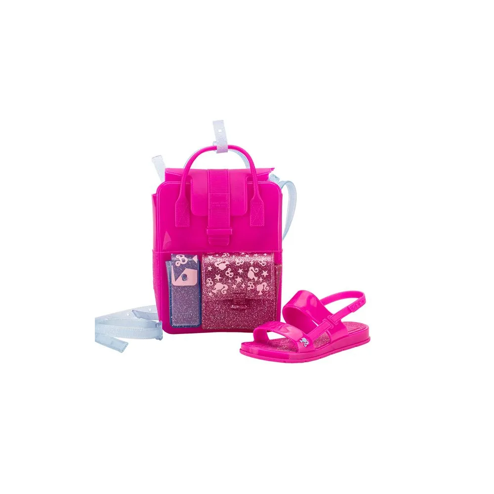Kit Sandália Barbie + Mochila Color Grendene Kids 23067 PINK 31