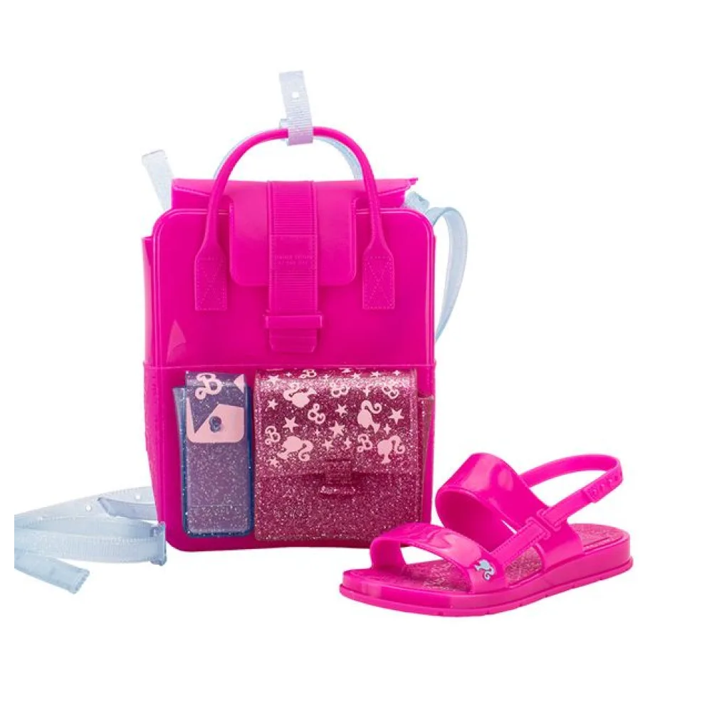 Kit Sandália Barbie + Mochila Color Grendene Kids 23067 PINK 31