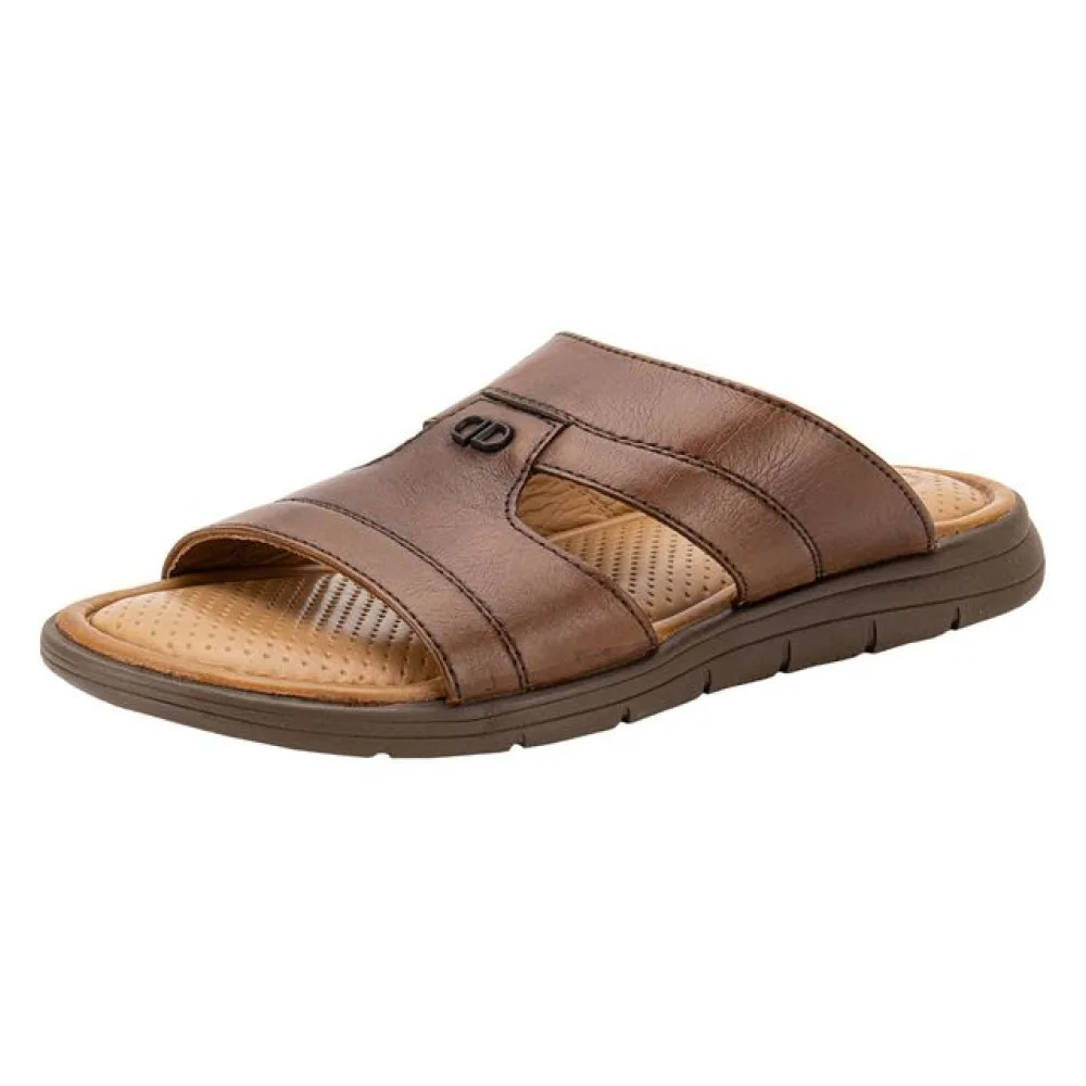 Chinelo Masculino Slide Garage Soul Democrata 015138 CARAMELO 38
