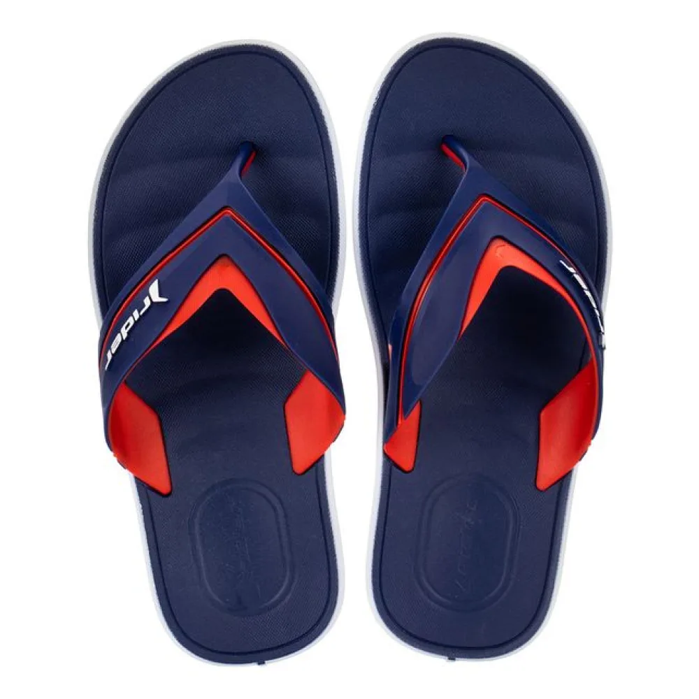 Chinelo Masculino Free III Rider 12455 AZUL/VERMELHO 39
