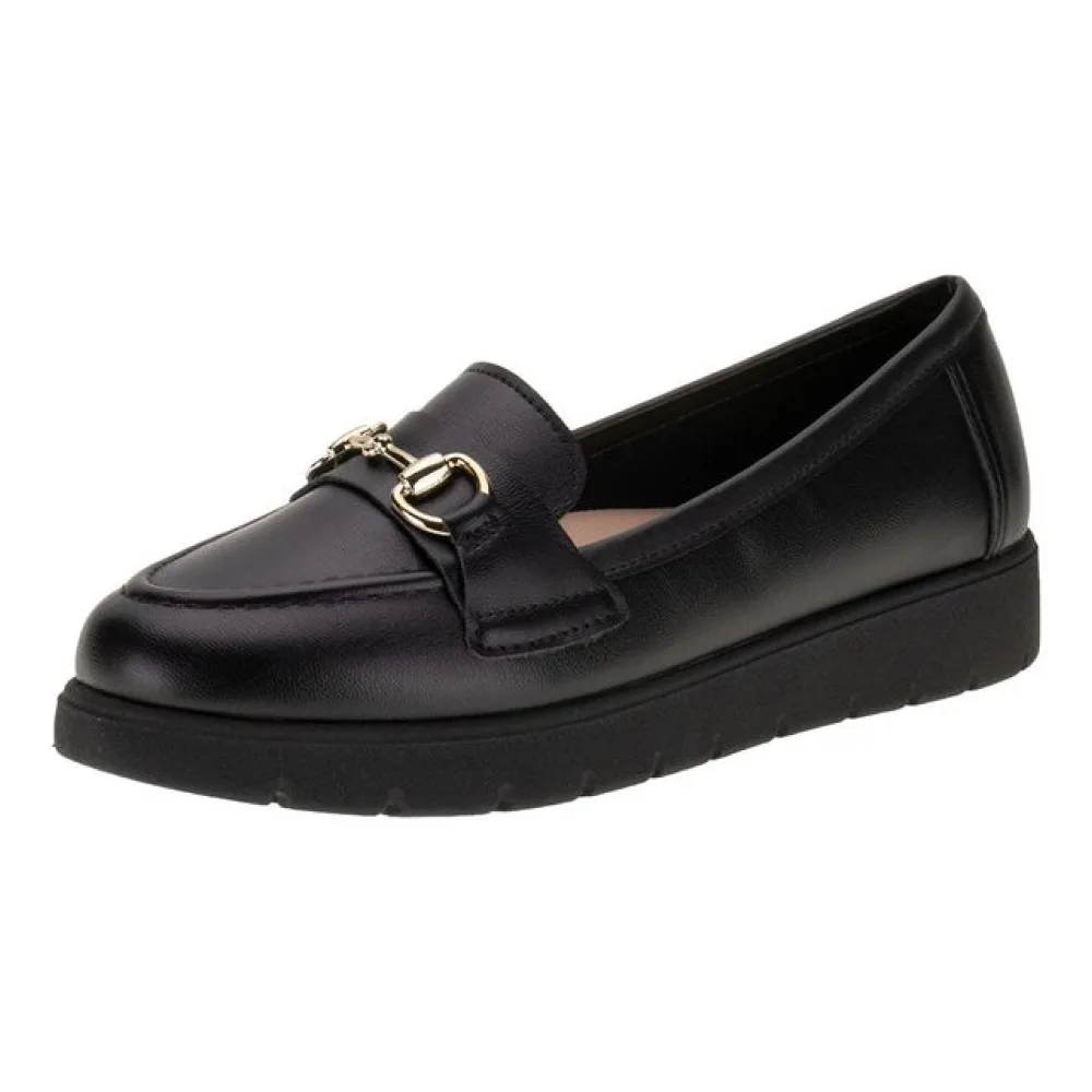 Mocassim Feminino Moleca 5803101 PRETO 38