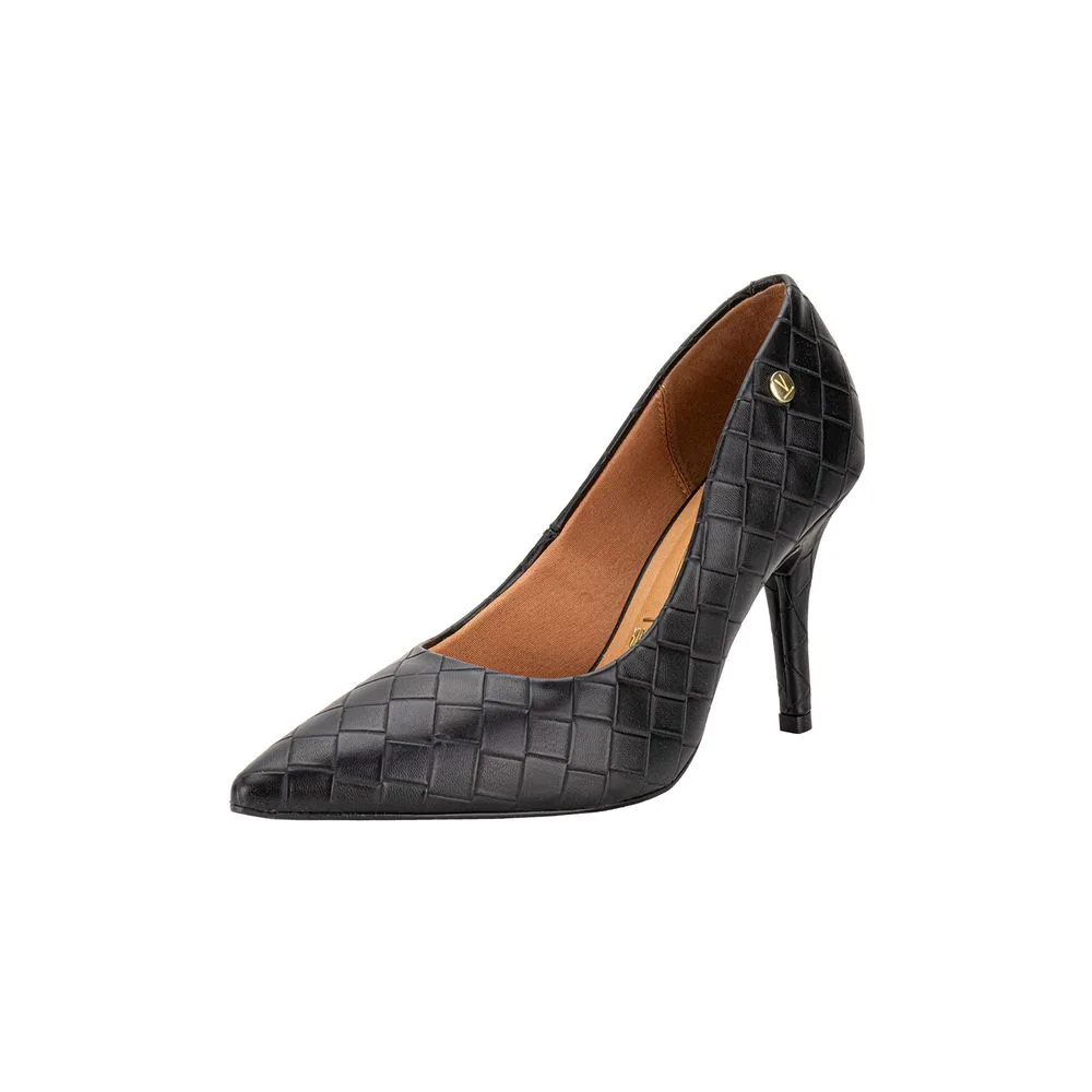 Scarpin Feminino Salto Fino Vizzano 11841501 PRETO/CROCO 39