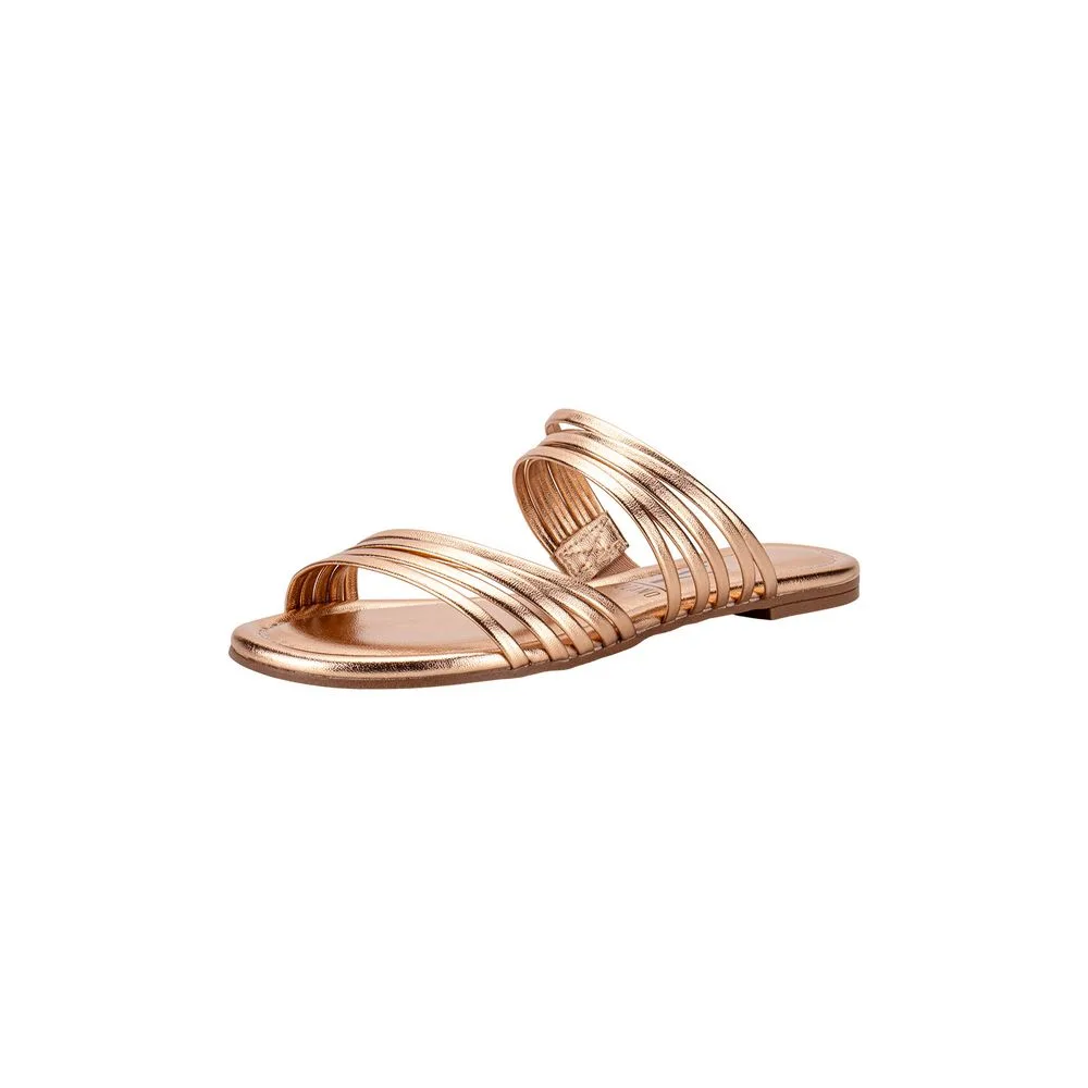 Tamanco Feminino Flat Vizzano 6371188 BRONZE 35