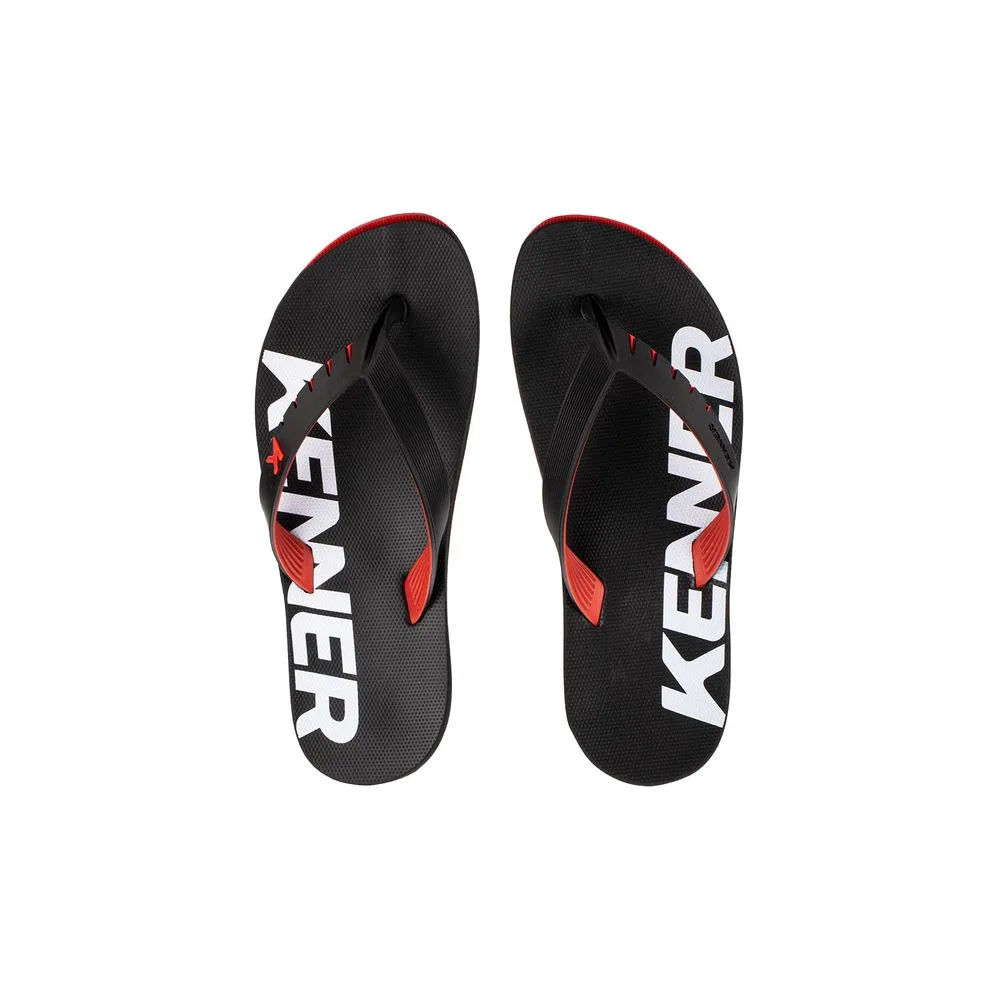 Chinelo Masculino Red Kenner - HOK PRETO/VERMELHO 38