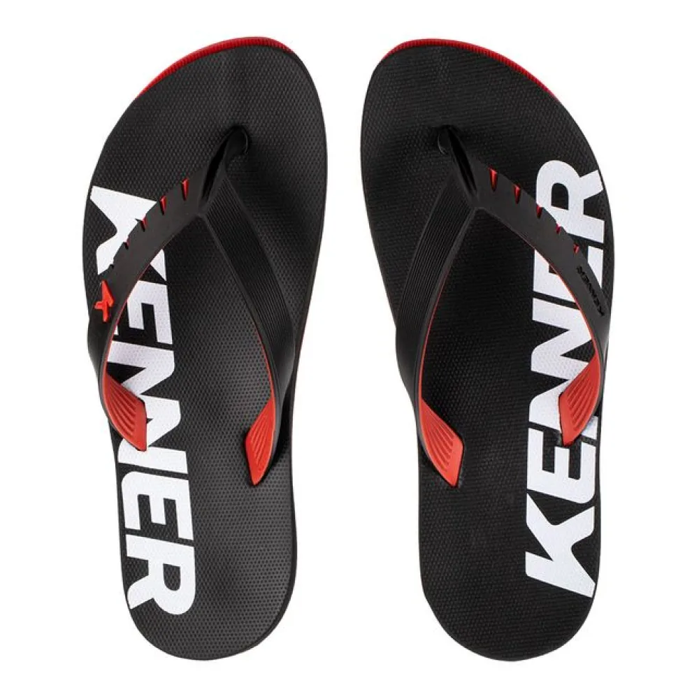 Chinelo Masculino Red Kenner - HOK PRETO/VERMELHO 38