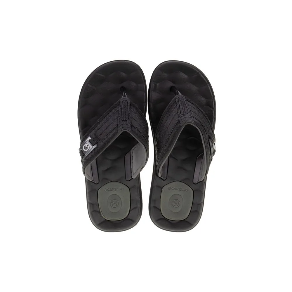 Chinelo Masculino Egeu III Cartago -12287 PRETO/CINZA 37/38