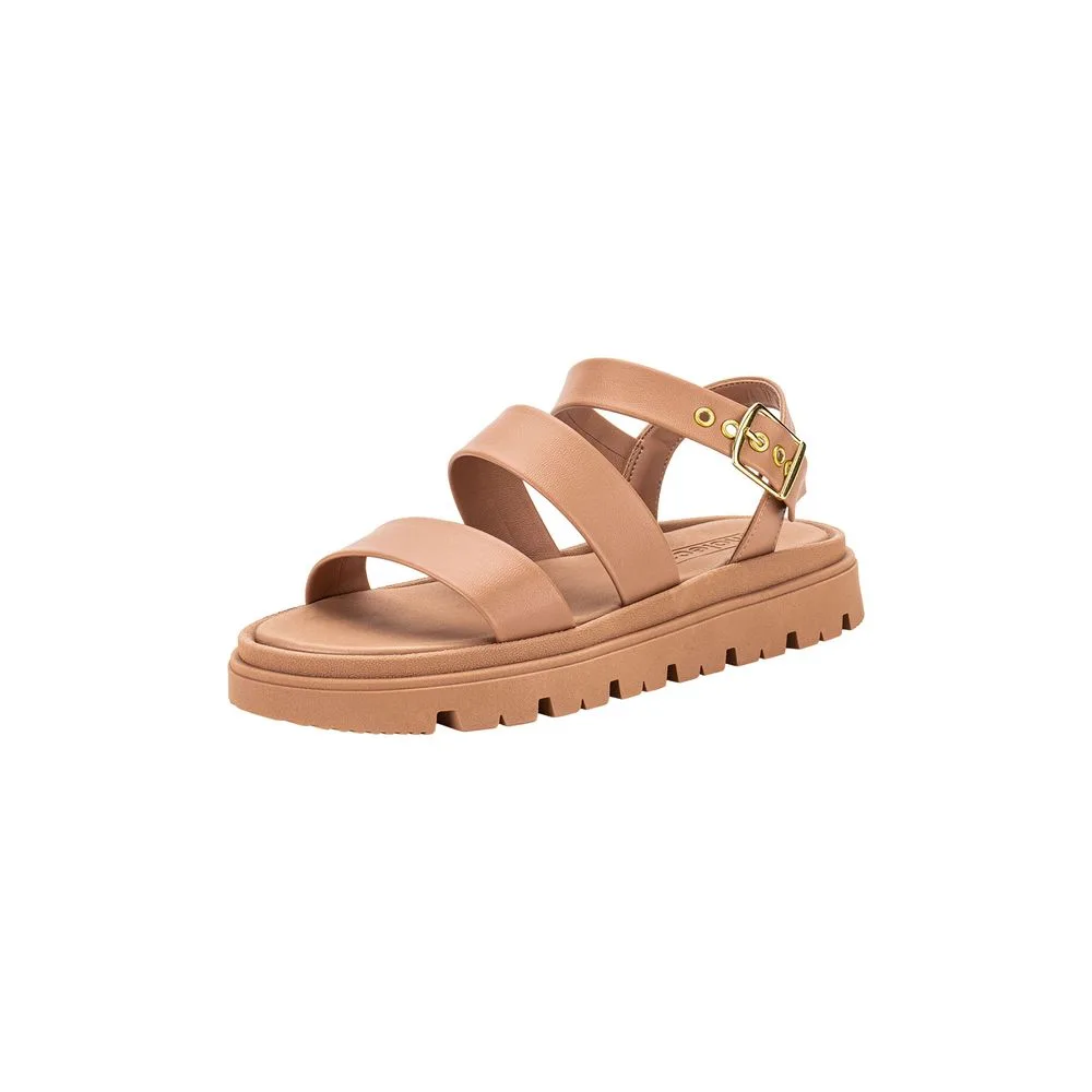 Sandália Feminina Flat Moleca 5504101 SALMÃO 34