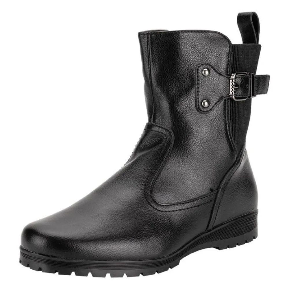 Bota Feminina Cano Baixo Mooncity 71128 PRETO 34