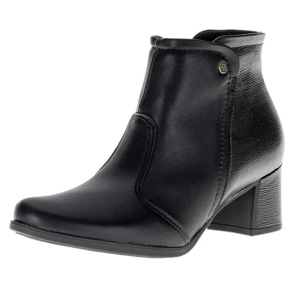 Bota Feminina Cano Baixo Piccadilly - 654015 PRETO 34