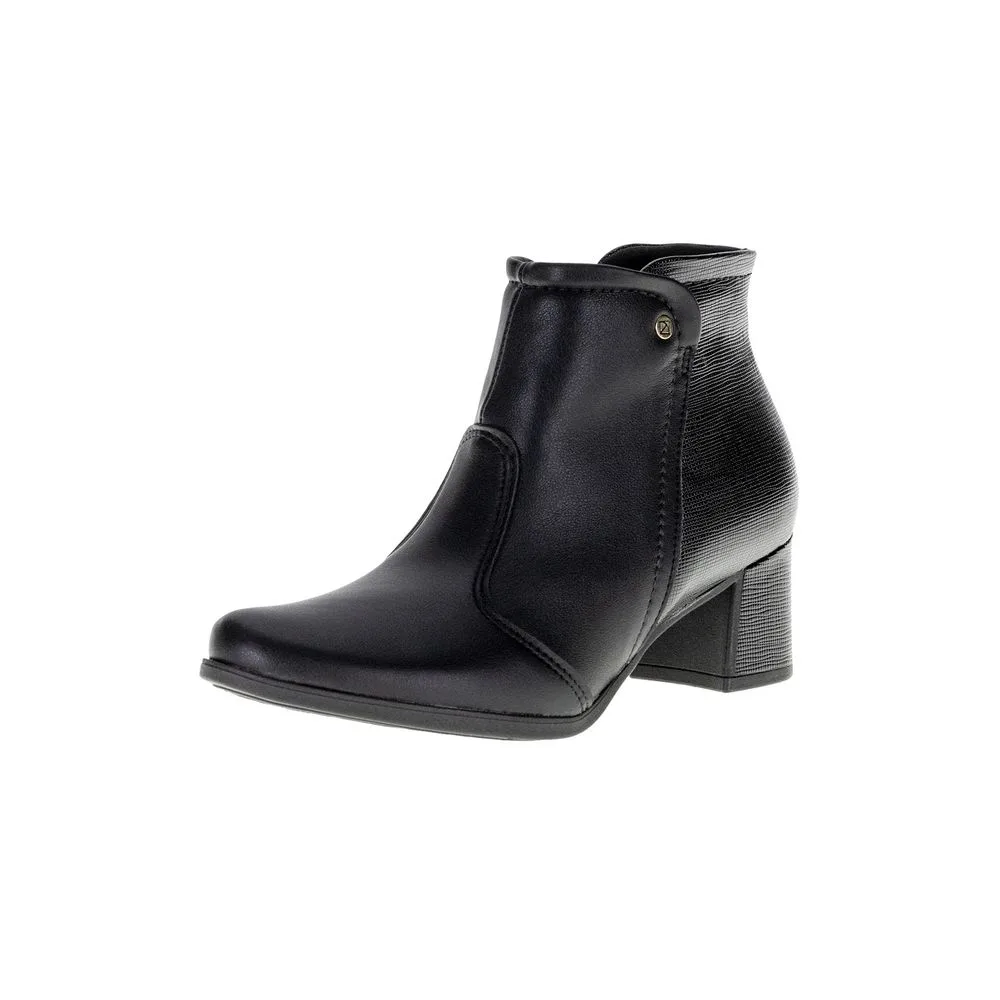 Bota Feminina Cano Baixo Piccadilly - 654015 PRETO 34