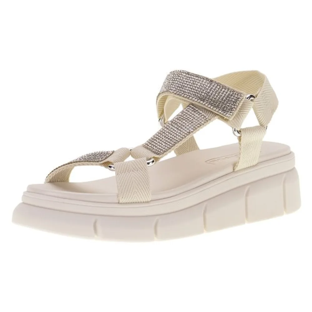 Sandália Feminina Flat Moleca - 5483109 NATURAL 34