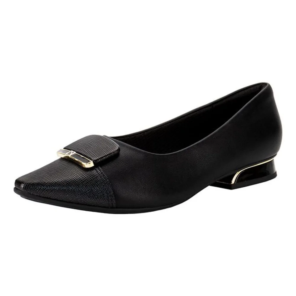 Sapato Feminino Salto Grosso Piccadilly 279034 PRETO 35