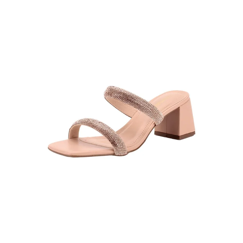 Tamanco Feminino Salto Grosso Via Marte - 2317610 SALMÃO 34
