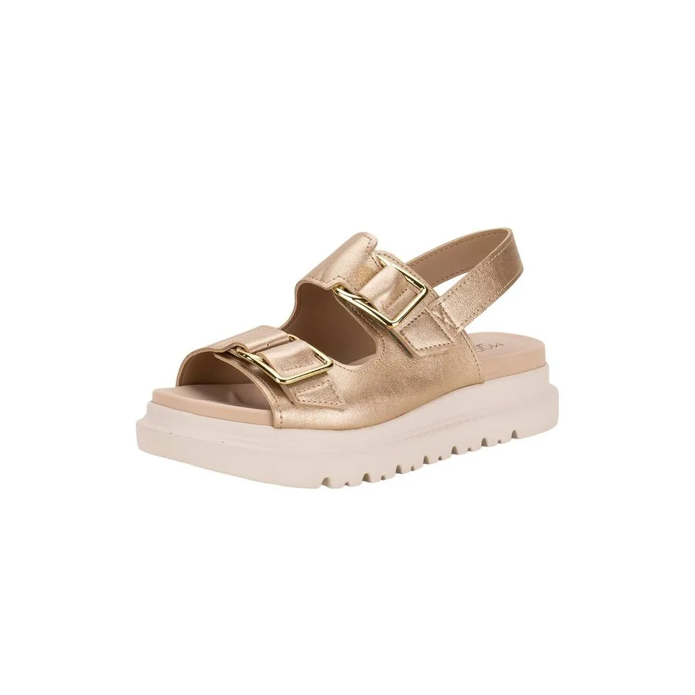 Sandália Feminina Flat Modare 7200102 OURO 34