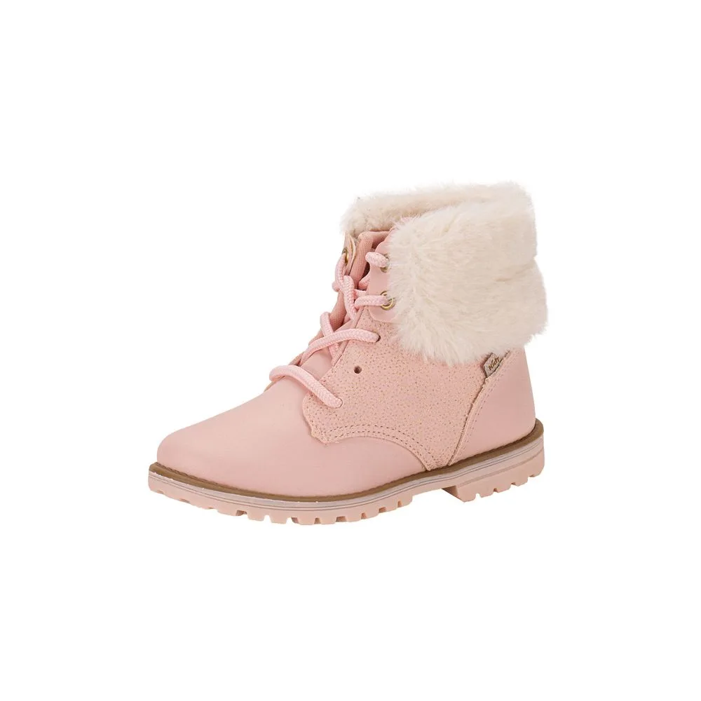 Bota Infantil Coturno Fashion Baby Kidy 0840091 ROSA 22