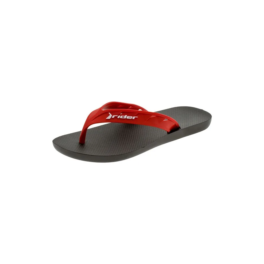 Chinelo Masculino Street Rider - 11573 PRETO/VERMELHO 37/38