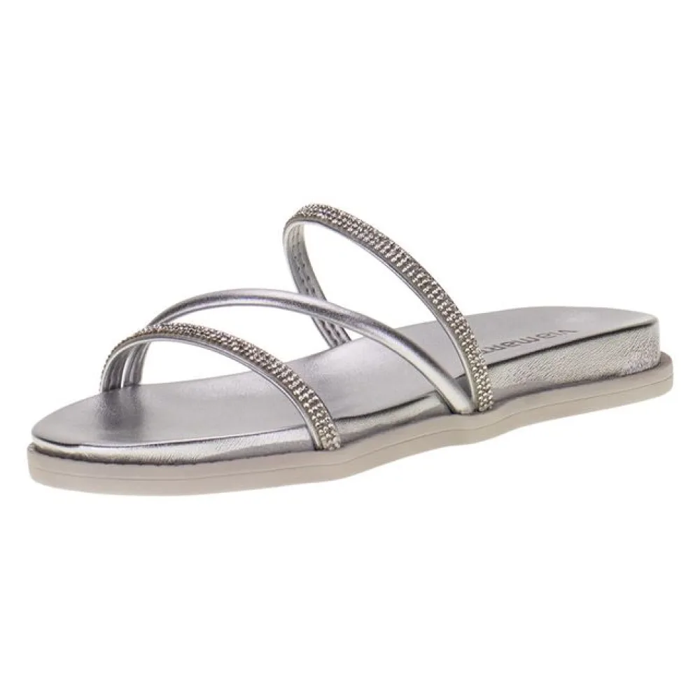 Tamanco Feminino Flat Via Marte - 2319707 PRATA 34