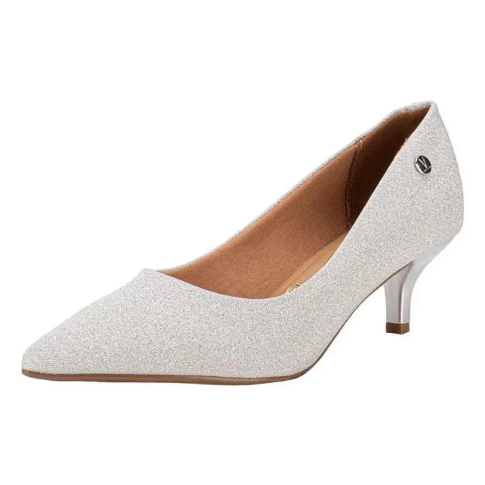 Sapato Feminino Salto Baixo Vizzano - 1122828 PRATA 01 35