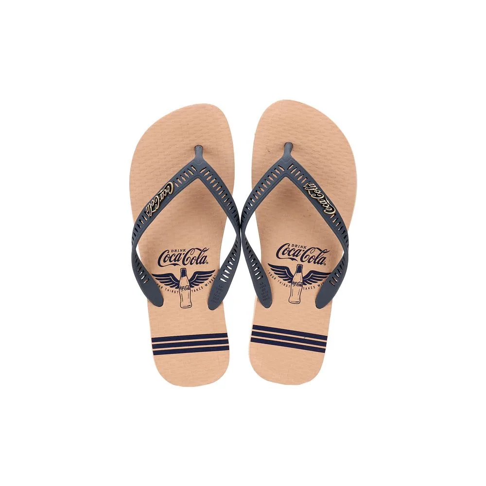 Chinelo Masculino Crisp Taste Coca-Cola CC3938 BEGE 37/38