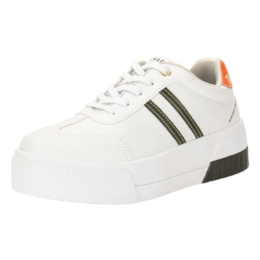 Tênis Feminino Casual Ramarim 2484103 BRANCO/VERDE 35