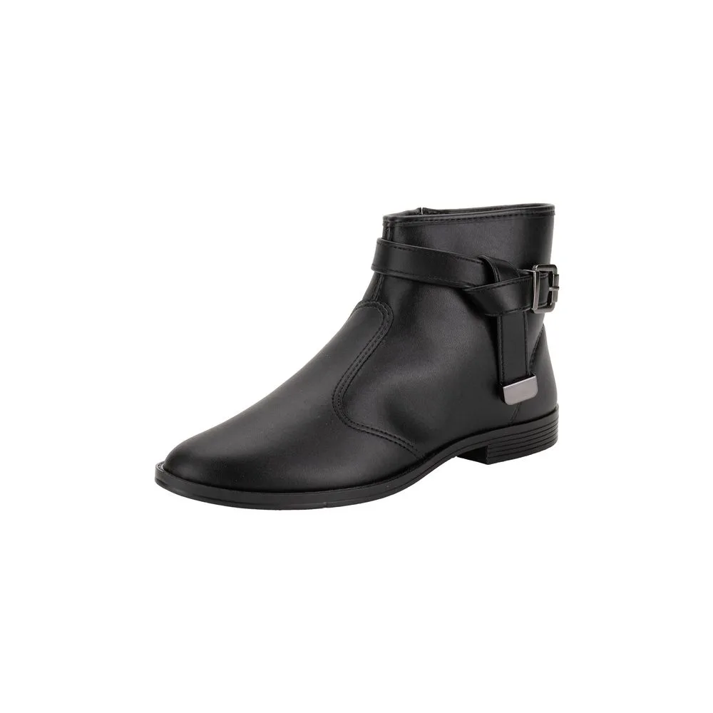 Bota Feminina Cano Baixo Moleca 5333106 PRETO 34