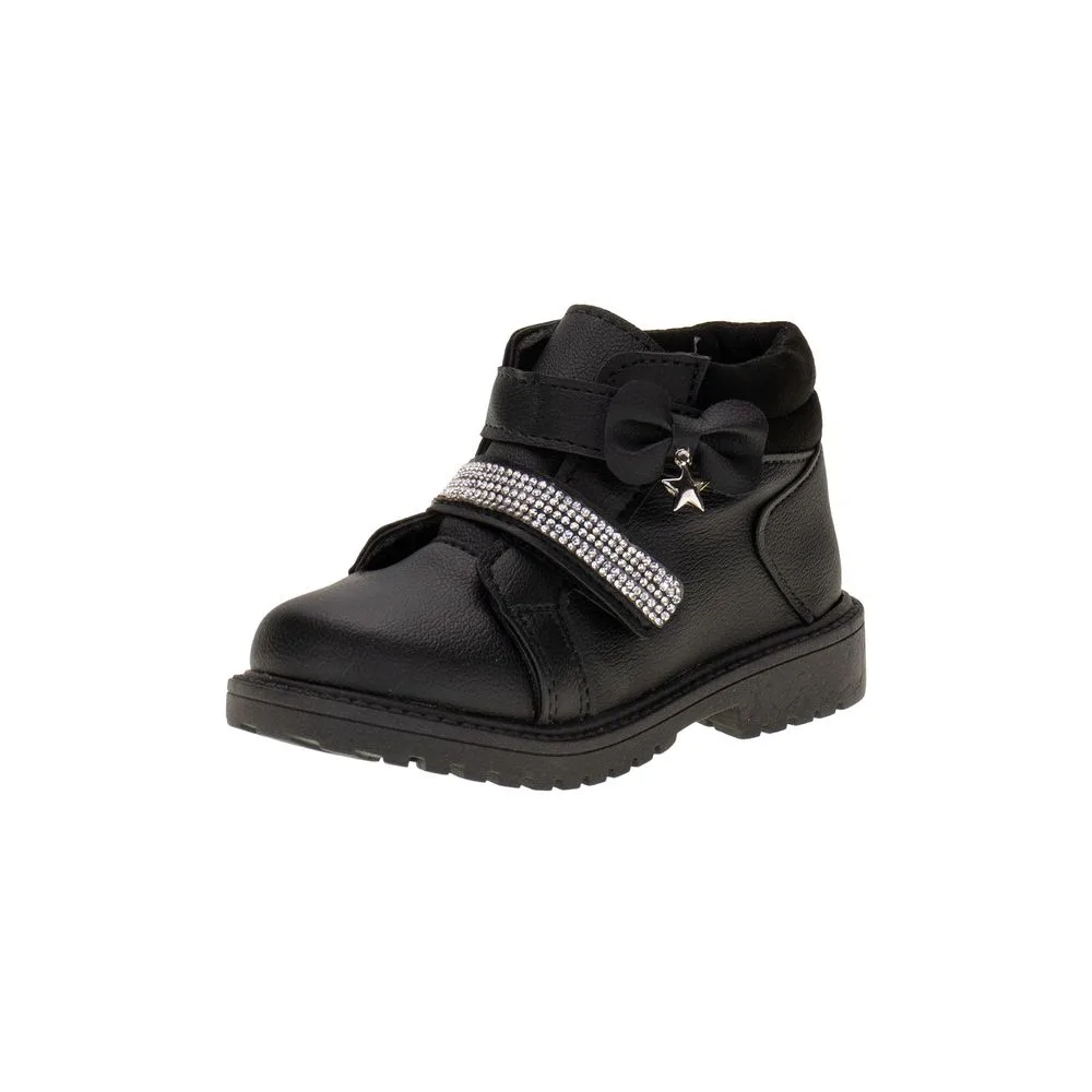 Bota Infantil Feminina Coturno Ortobaby 6220 PRETO 22