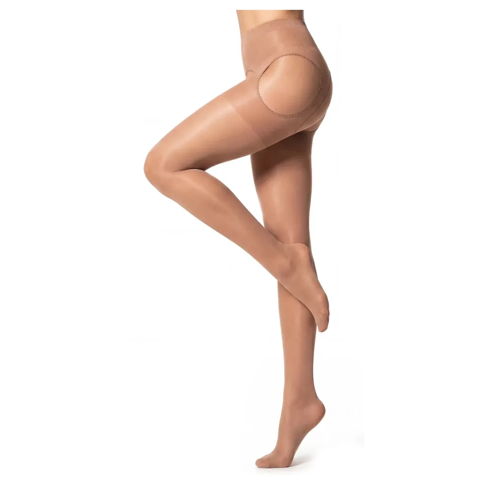 Glamory Plaisir Ouvert 20 Straps-Strumpfhose für Frauen | Farbe: Make up | Größe: 40-42