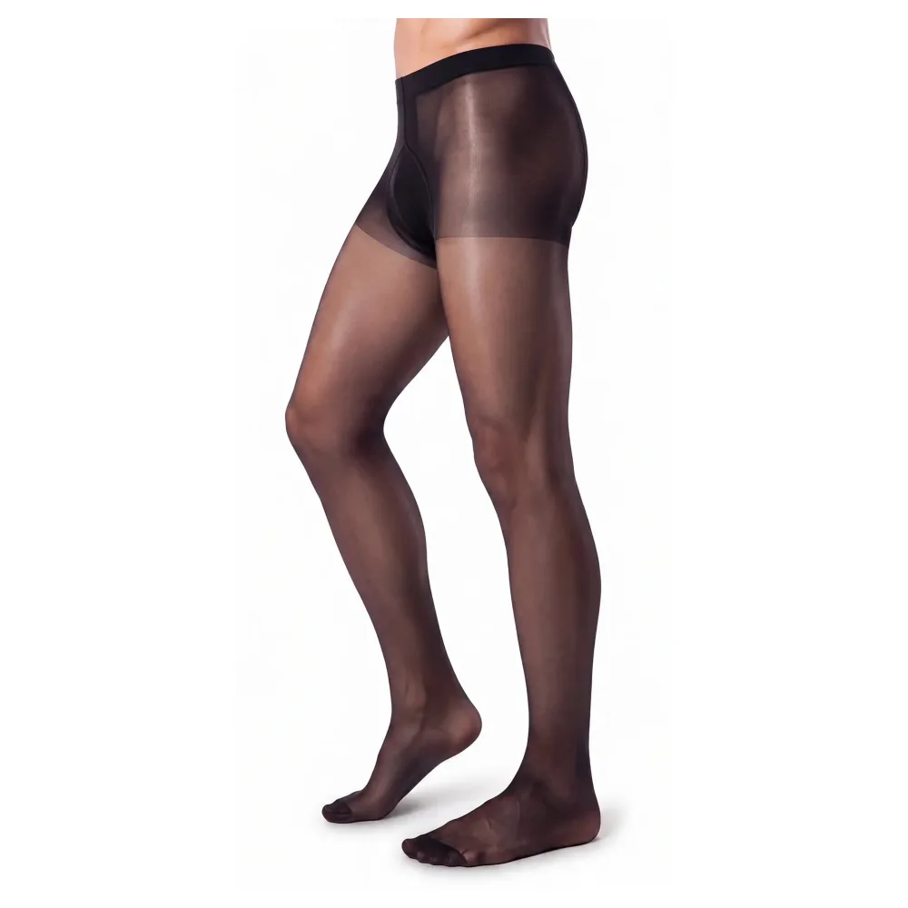Glamory Classic 20 Herrenstrumpfhose | Farbe: Black | Größe: 52-54