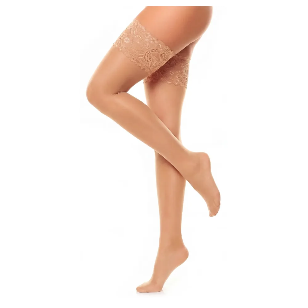 Glamory Comfort 20 halterlose Strümpfe | Farbe: Teint | Größe: 52-54