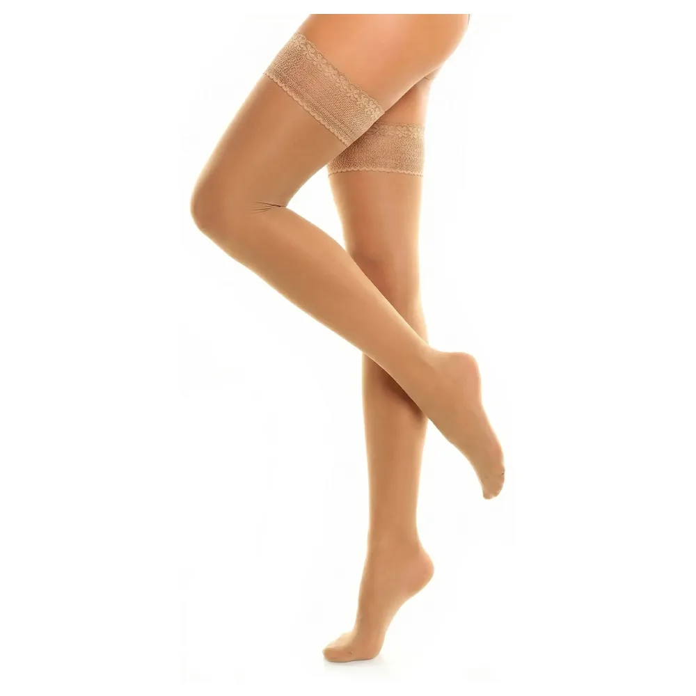 Glamory Vital 70 halterlose Stützstrümpfe | Farbe: Make up | Größe: 48-50