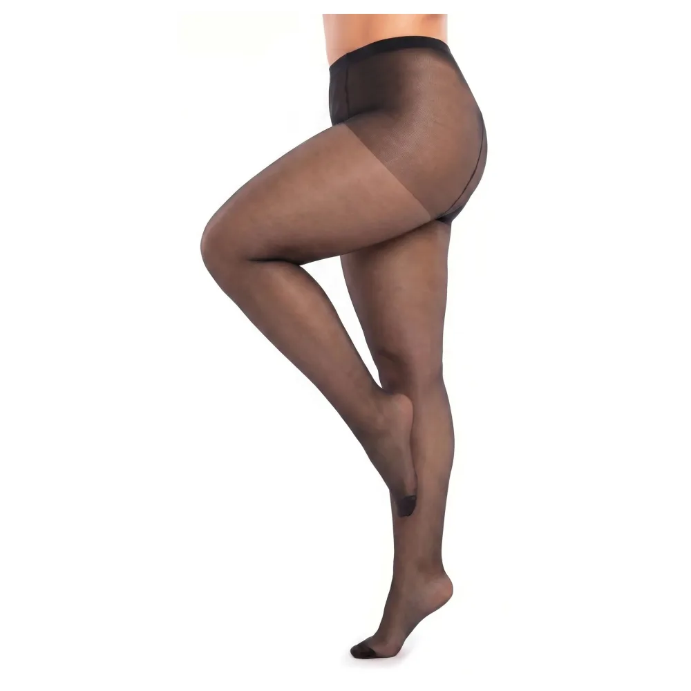 Glamory Supersize 20 Feinstrumpfhose bis Plus Größe 10XL | Farbe: Black | Größe: 64-74