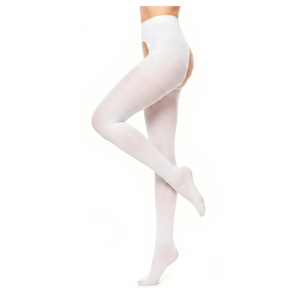 Glamory Ouvert 60 Strumpfhose | Farbe: White | Größe: 52-54