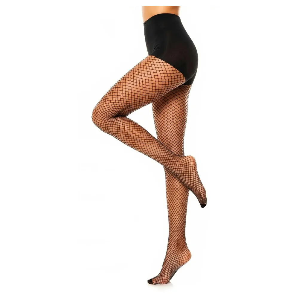 Glamory Mesh Netzstrumpfhose | Farbe: Black | Größe: 44-46