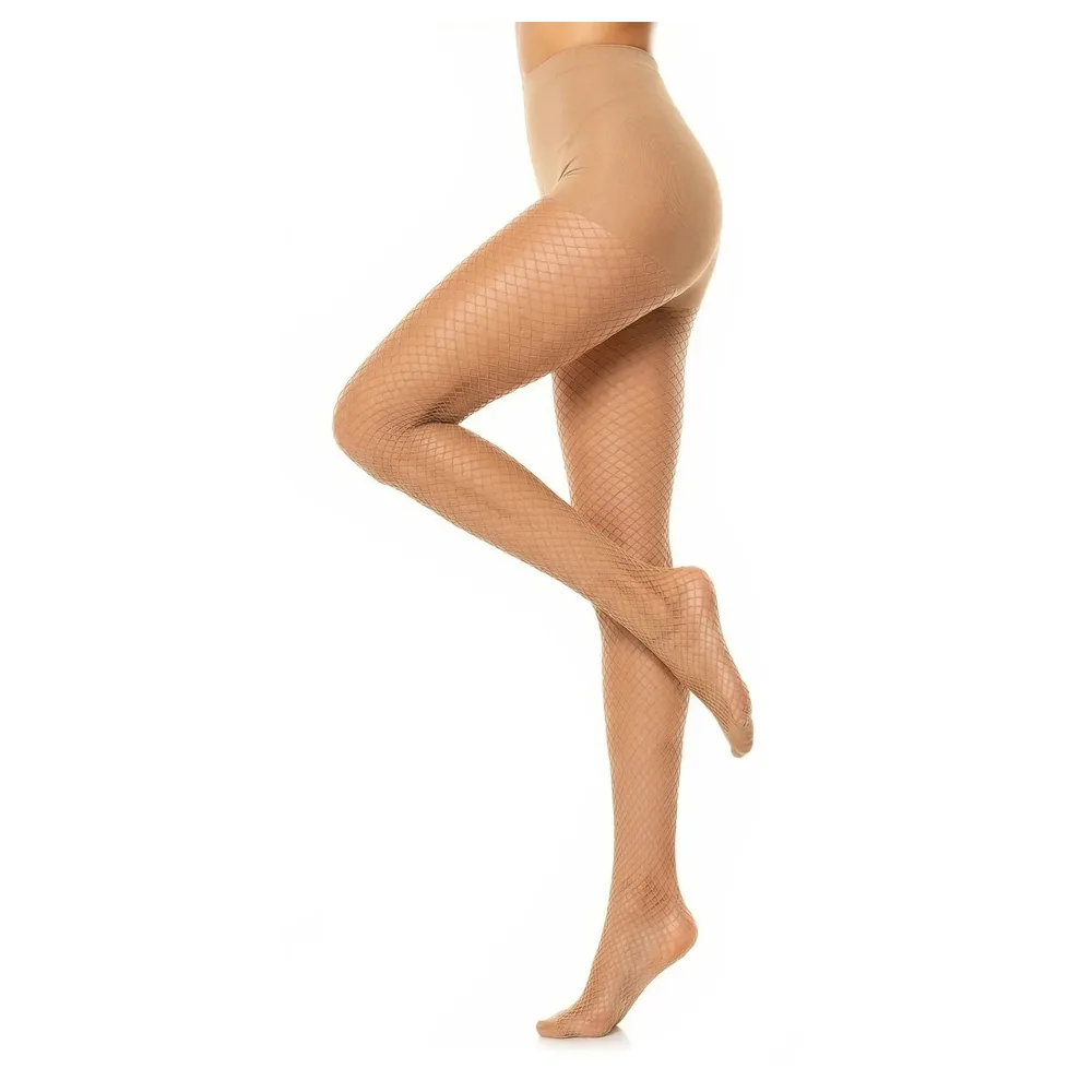 Glamory Mesh Netzstrumpfhose | Farbe: Make up | Größe: 56-58