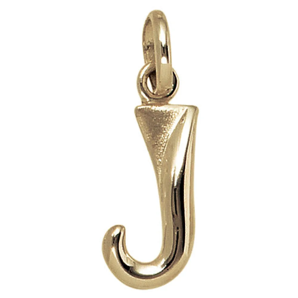 Anhänger Buchstabe J 375 Gold Gelbgold Buchstabenanhänger