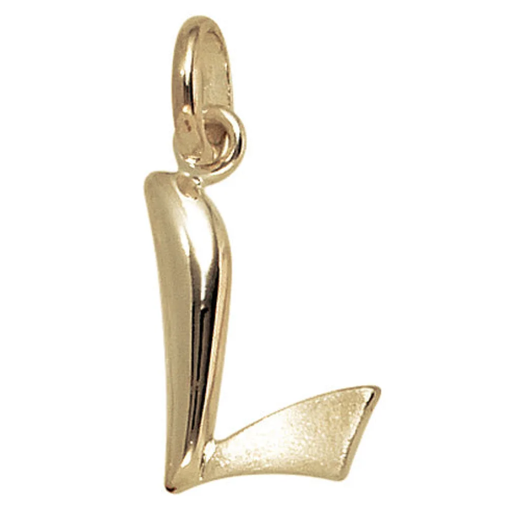 Anhänger Buchstabe L 375 Gold Gelbgold Buchstabenanhänger